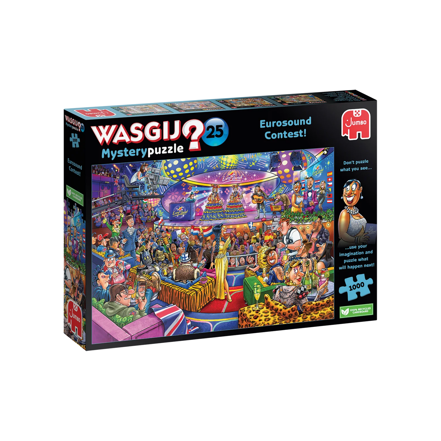 WASGIJ MYSTERY 25 EUROSOUND CONTEST 1000 BRIKKER