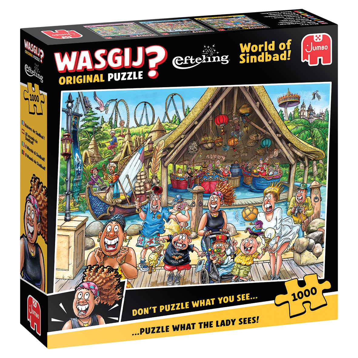WASGIJ ORIGINAL EFTELING - WORLD OF SINBAD 1000 BRIKKER
