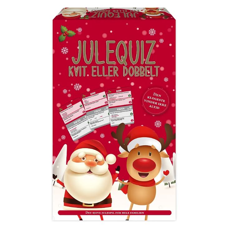 JULEQUIZ KVIT ELLER DOBBELT