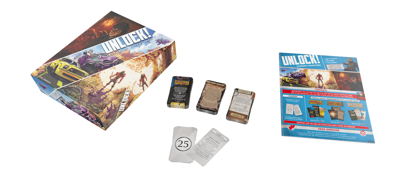 UNLOCK 9 LEGENDARY ADVENTURES