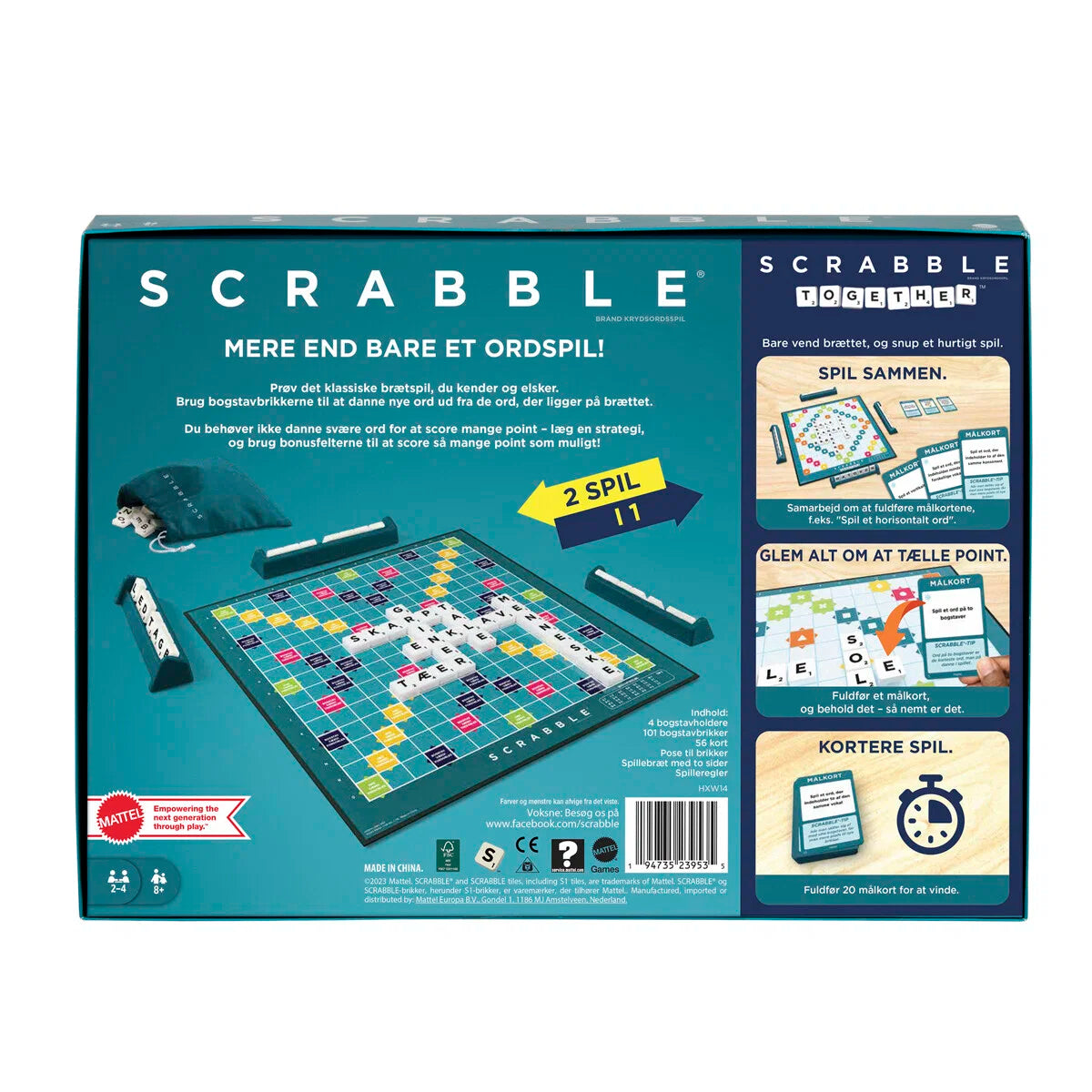 SCRABBLE 2 SPIL I 1
