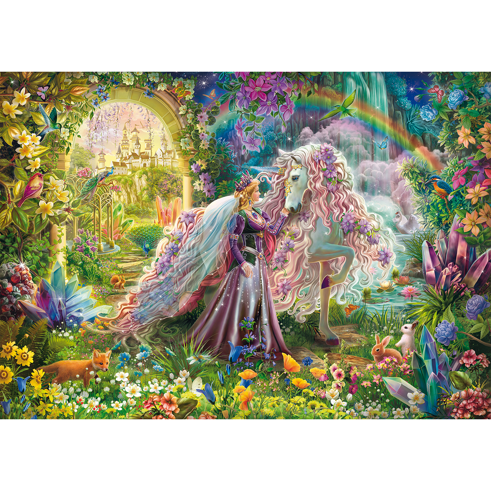 DREAM JOURNEY WITH A UNICORN 500 BRIKKER SCHMIDT PUZZLE