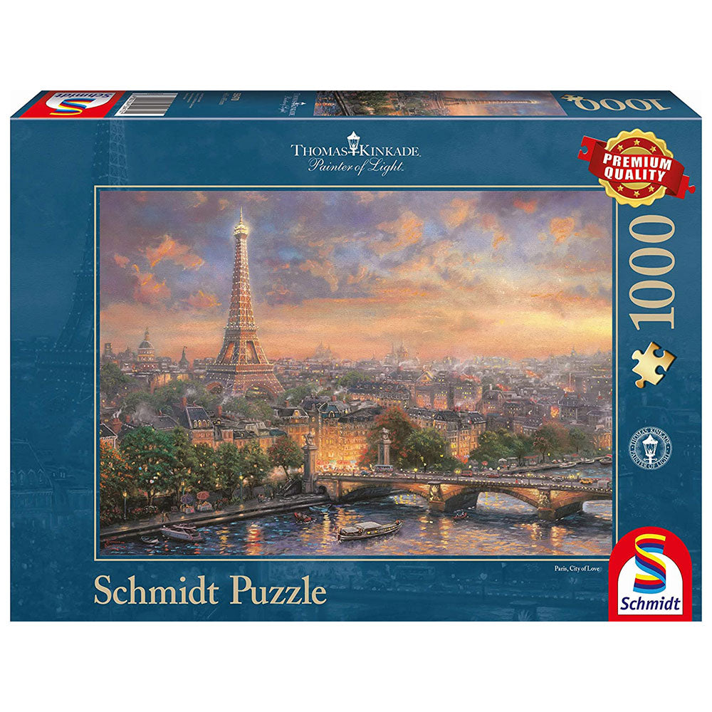 THOMAS KINKADE PARIS CITY OF LOVE 1000 BRIKKER