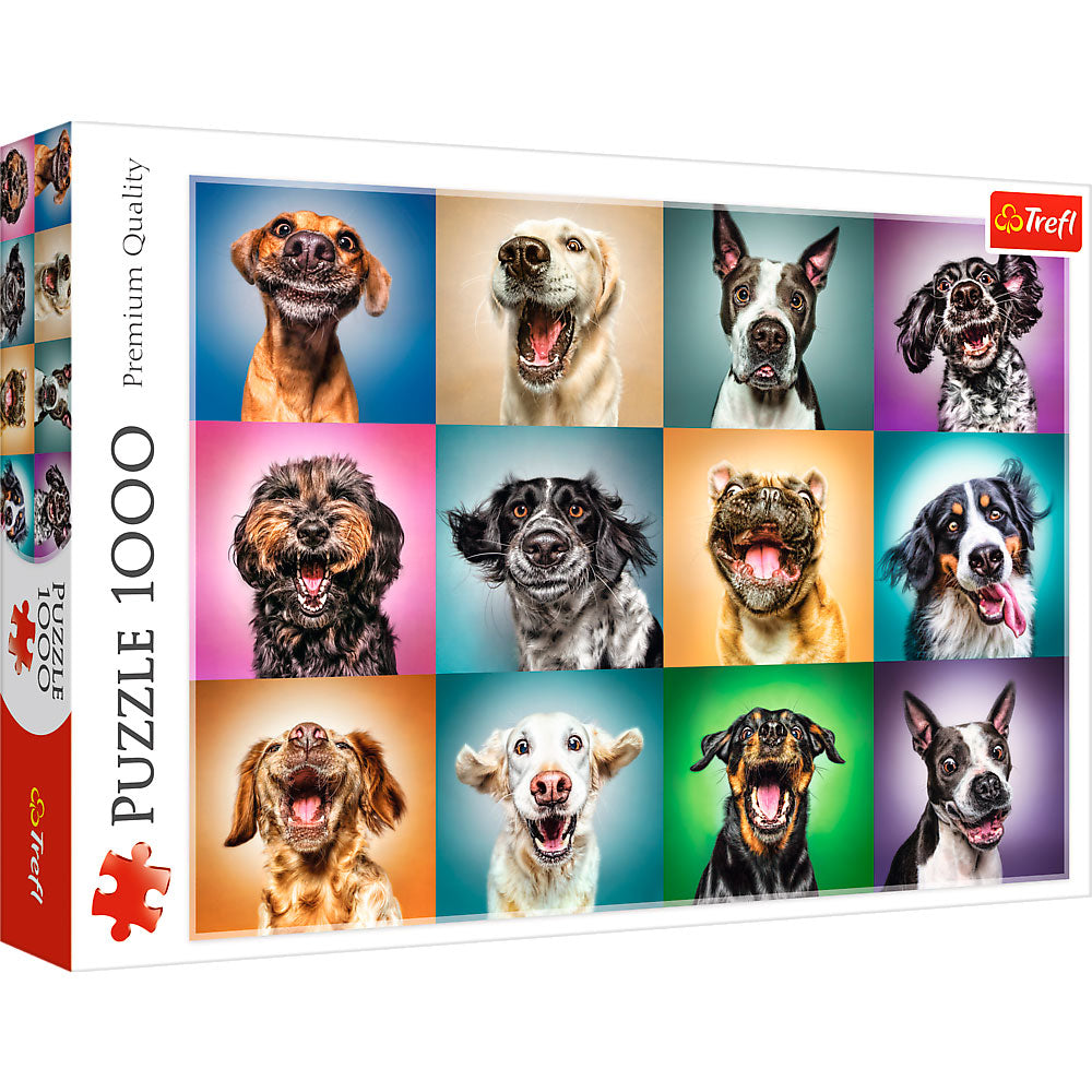TREFL FUNNY DOG PORTRAITS 1000 BRIKKER
