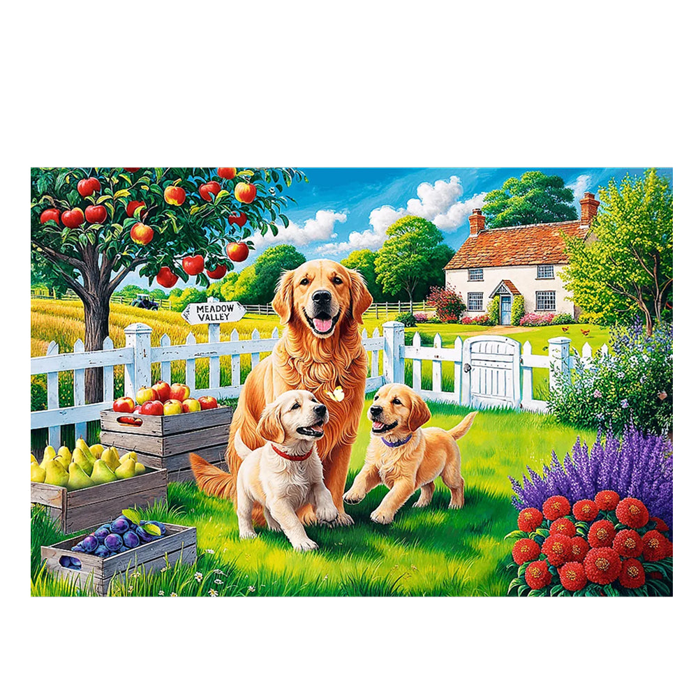 DOGS IN THE COUNTRYSIDE TREFL 300 BRIKKER