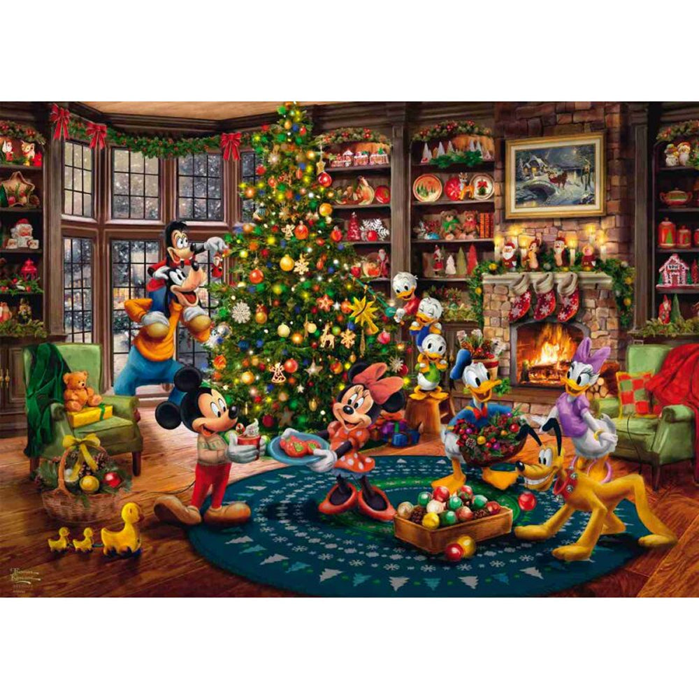 DISNEY, MICKEY & MINNIE TRIMMING THE TREE 1000 BRIKKER