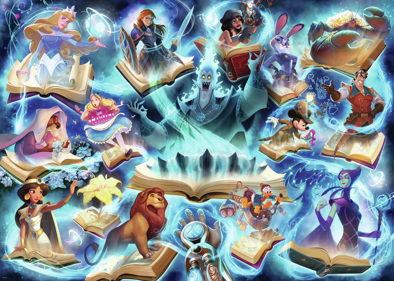 RAVENSBURGER GLIMMERS OF THE REALM: SAPPHIRE 1000 BRIKKER