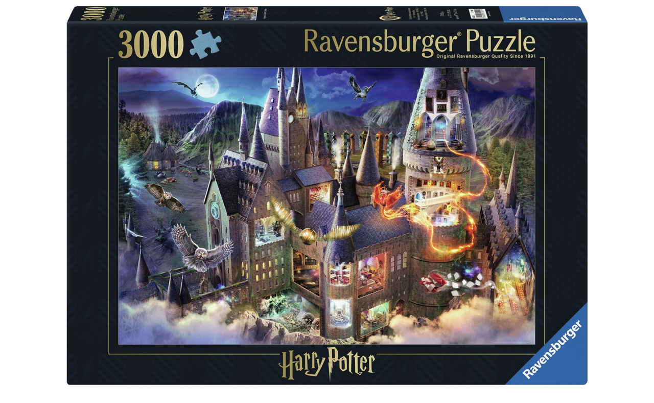 RAVENSBURGER HOGWARTS CASTLE CUTAWAY 3000 BRIKKER