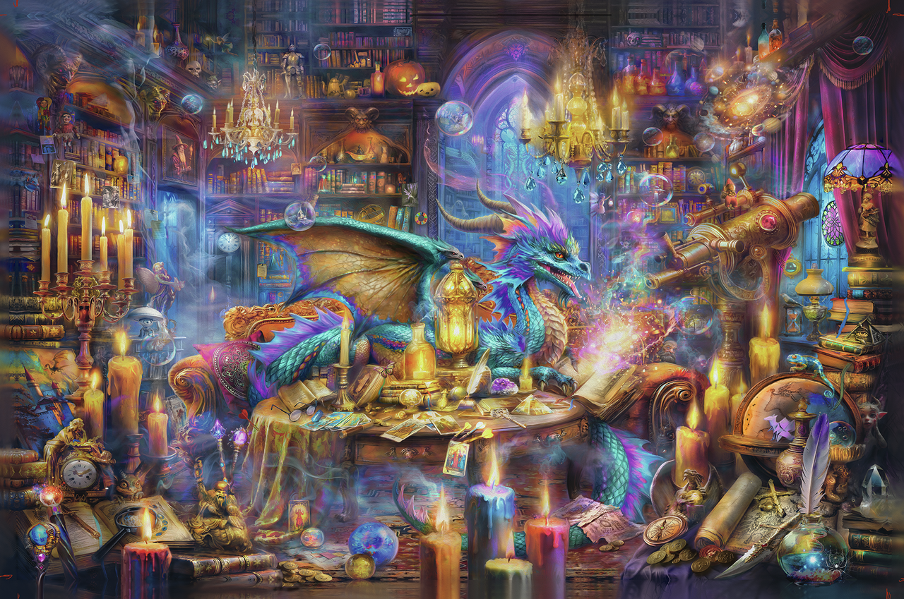 RAVENSBURGER DRAGON'S LIBRARY 3000 BRIKKER