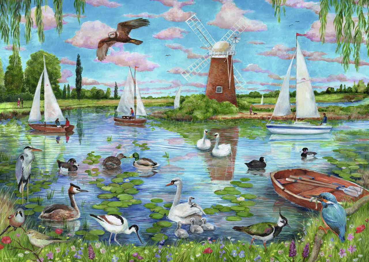 LIFE ALONG THE BROADS 1000 PCS.