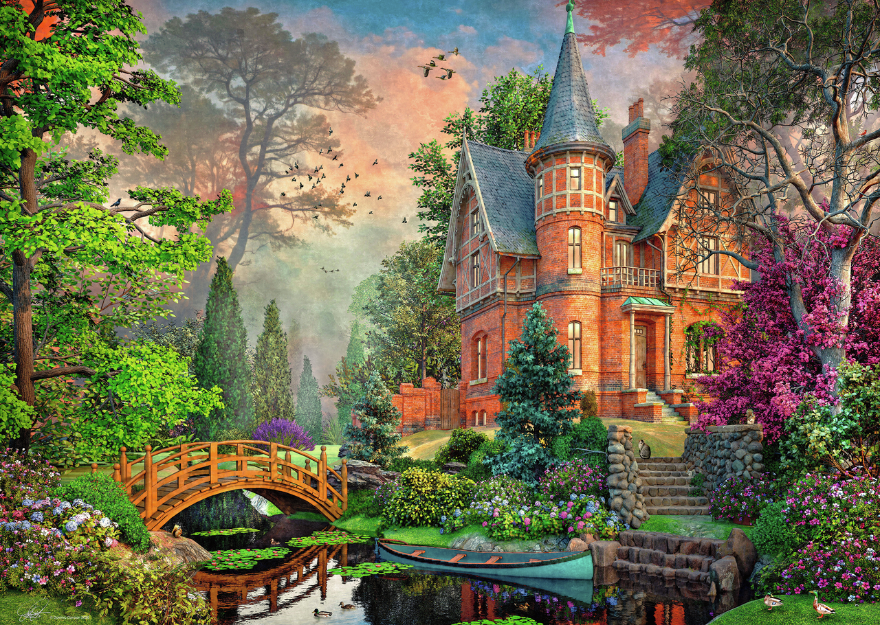 TERRACOTTA MANSION 1000 PCS.