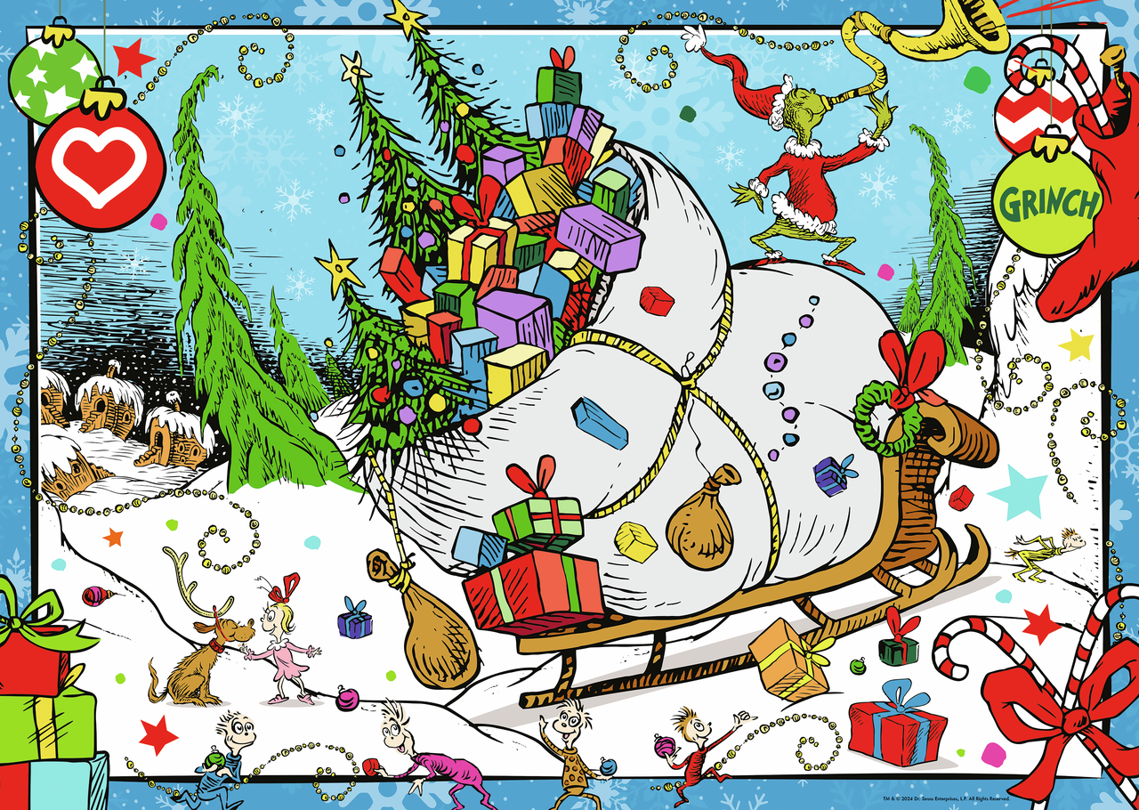 RAVENSBURGER THE GRINCH 1000 BRIKKER