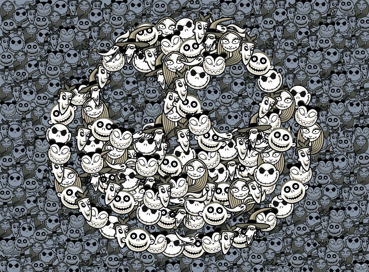 RAVENSBURGER NIGHTMARE BEFORE CHRISTMAS 500 BRIKKER