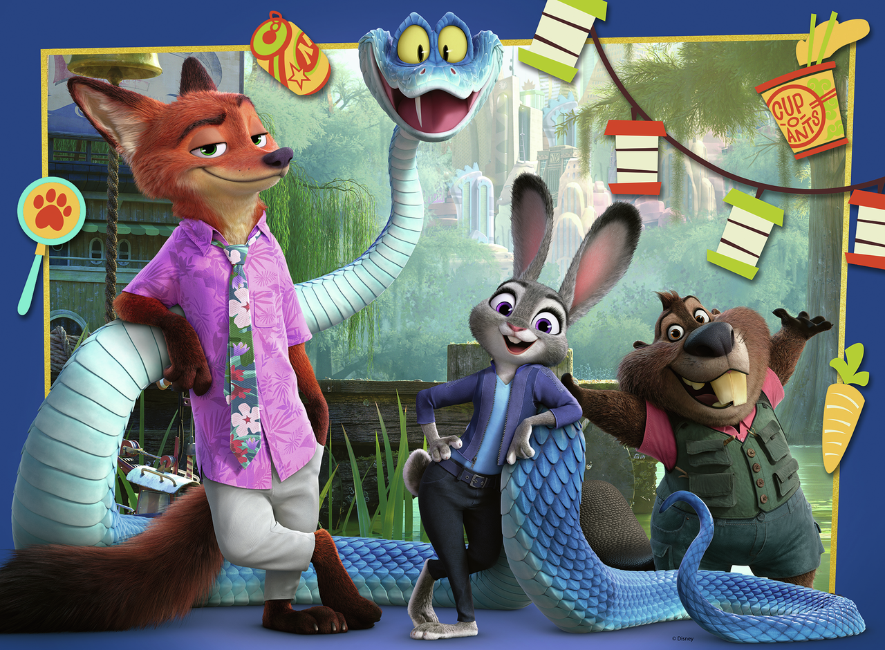 RAVENSBURGER ZOOTOPIA 100PCS