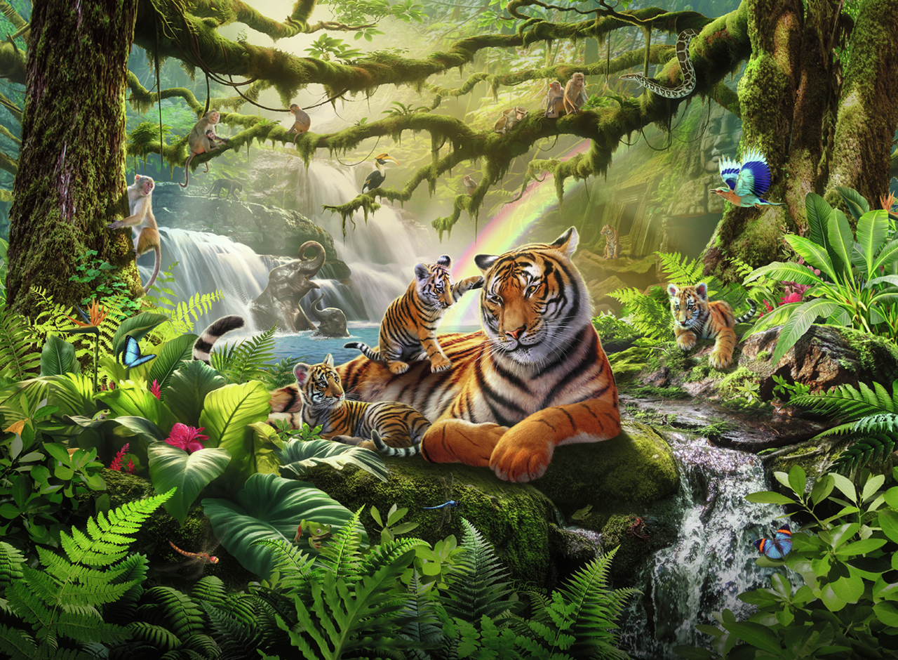 RAVENSBURGER WILDLIFE WONDERS 300 XXL BRIKKER