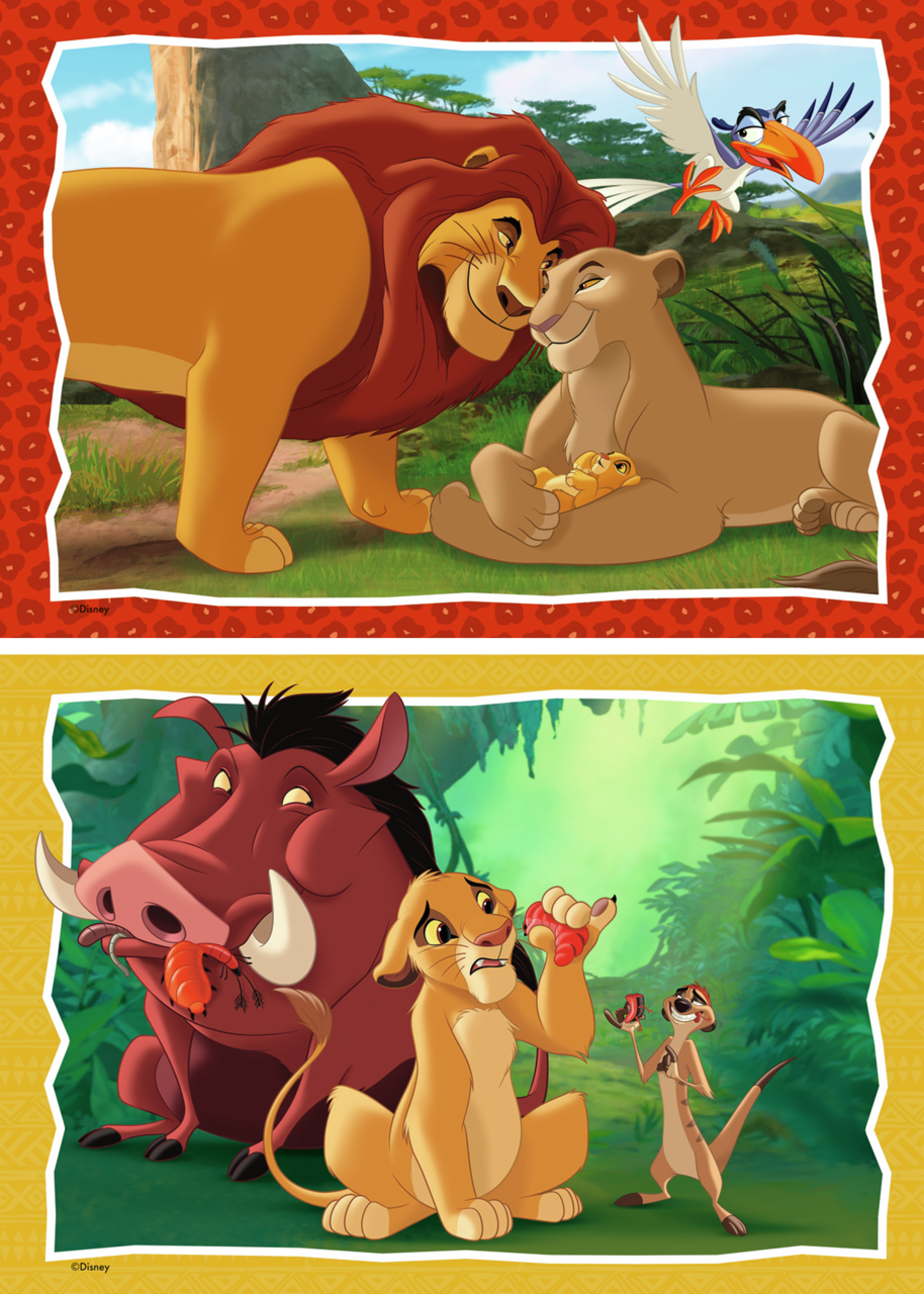 RAVENSBURGER LION KING 2X24 BRIKKER