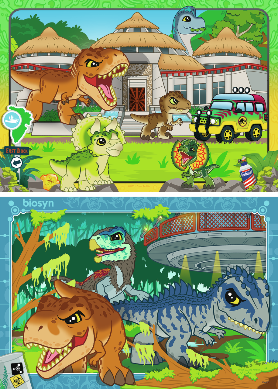 RAVENSBURGER JURASSIC WORLD 2 X 24