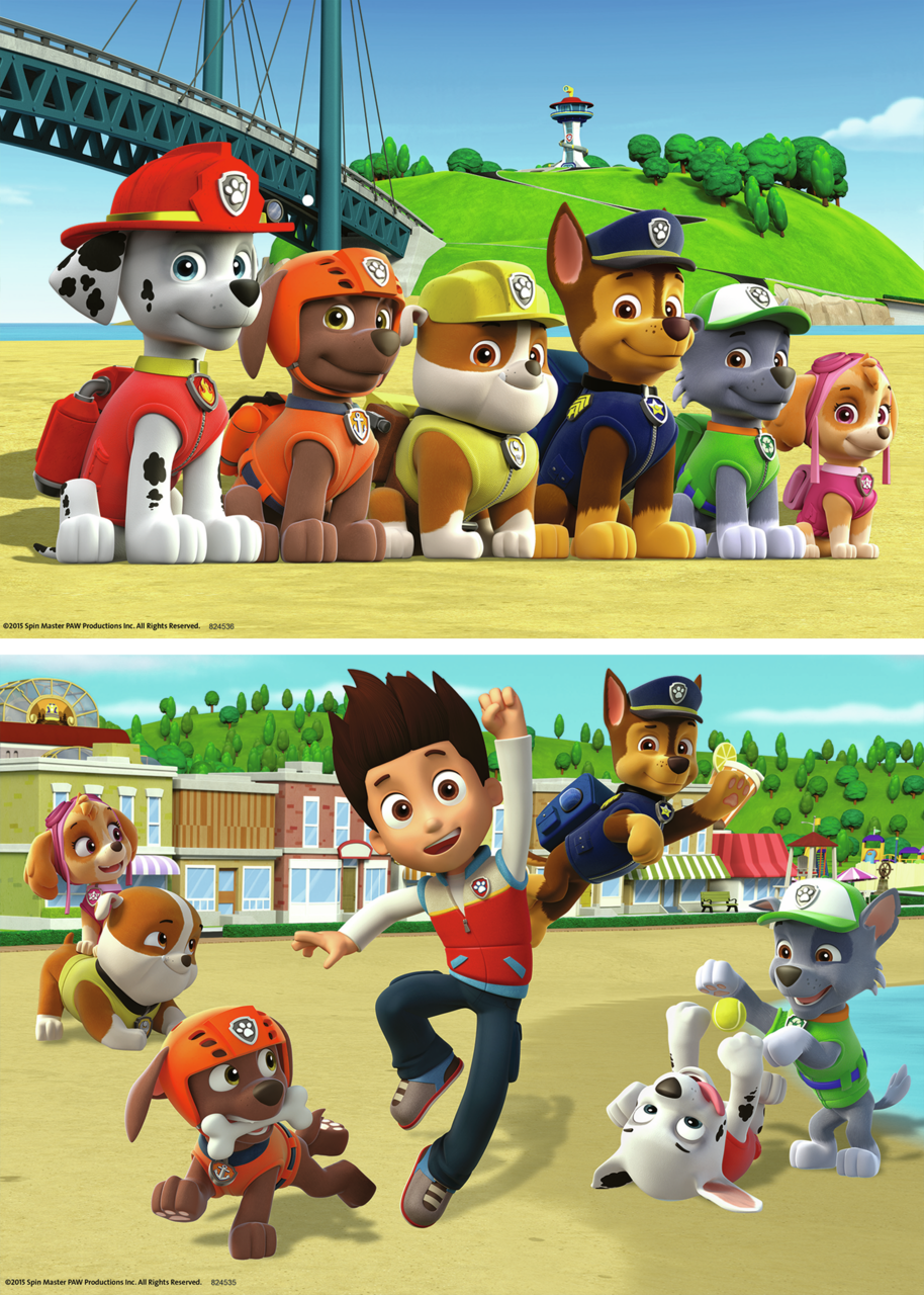 RAVENSBURGER PAW PATROL 2X24 BRIKKER