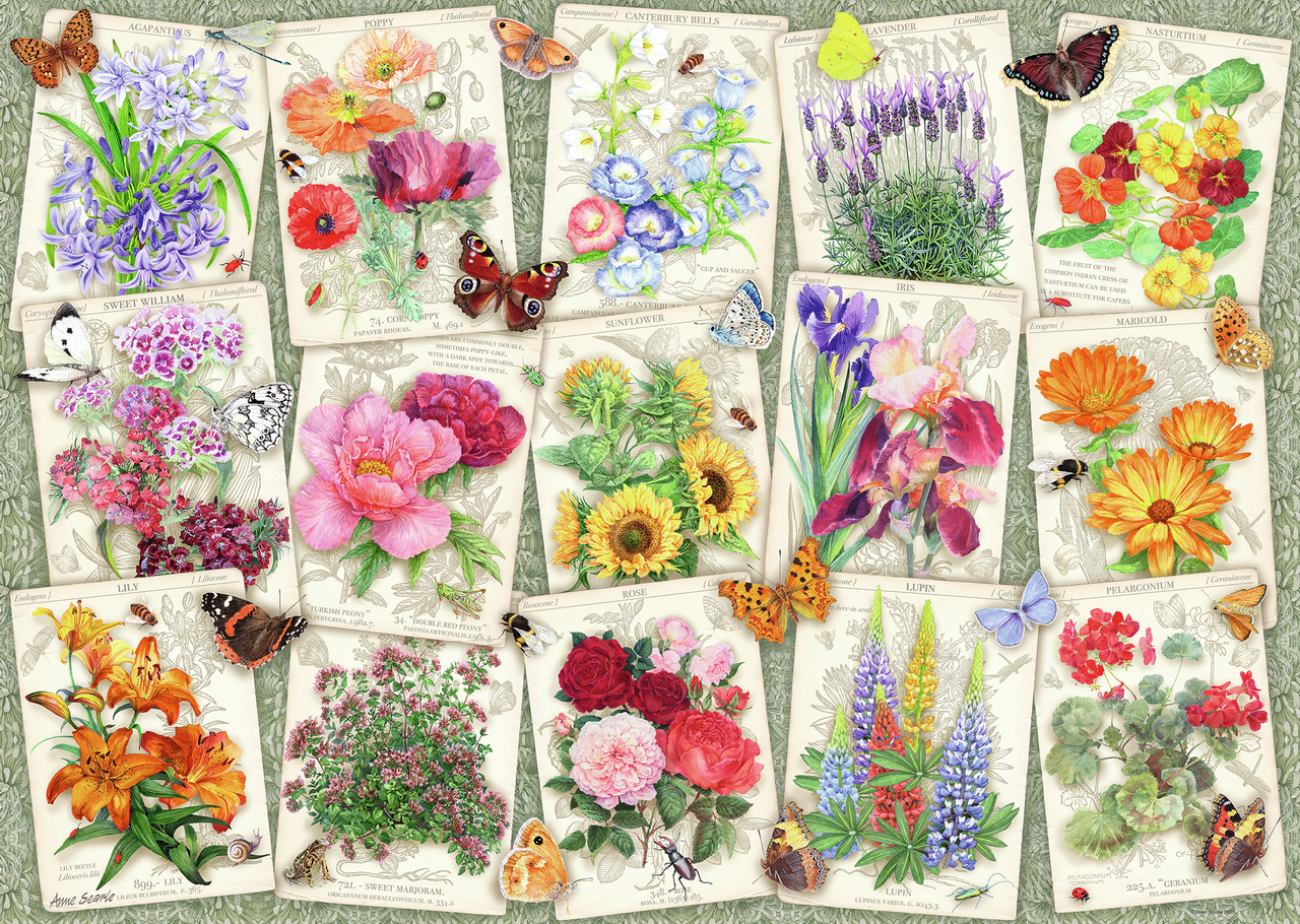 RAVENSBURGER COTTAGE GARDEN 1000 BRIKKER