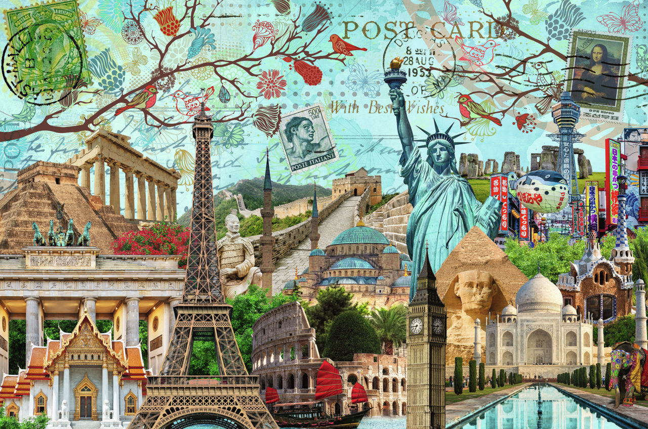 RAVENSBURGER BIG CITY COLLAGE 5000 BRIKKER