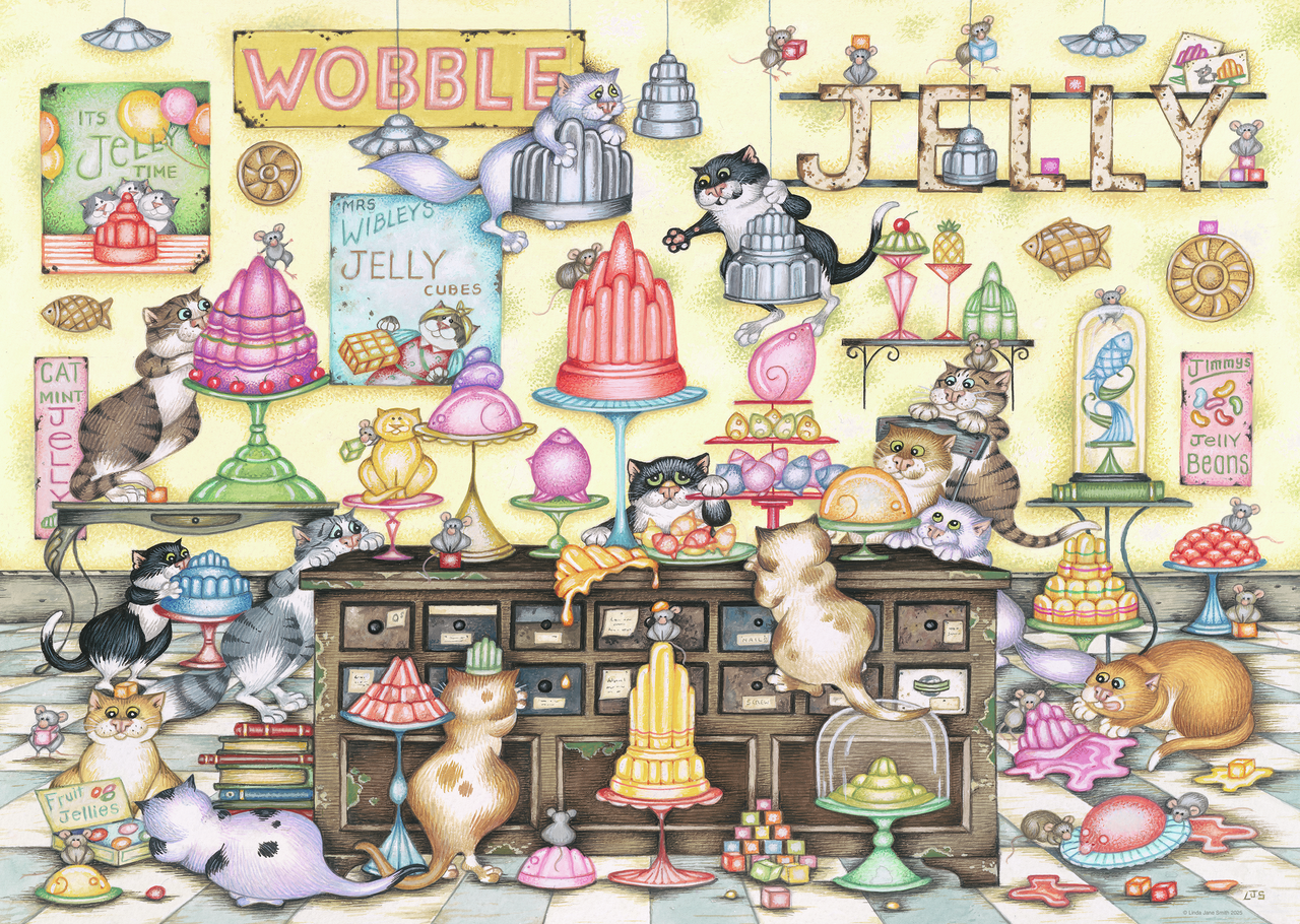 CRAZY CATS THE JELLY SHOP 1000 PCS