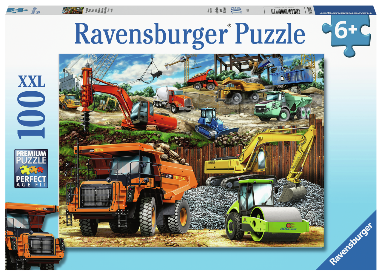 RAVENSBURGER CONSTRUCTION VEHICLES 100XXL