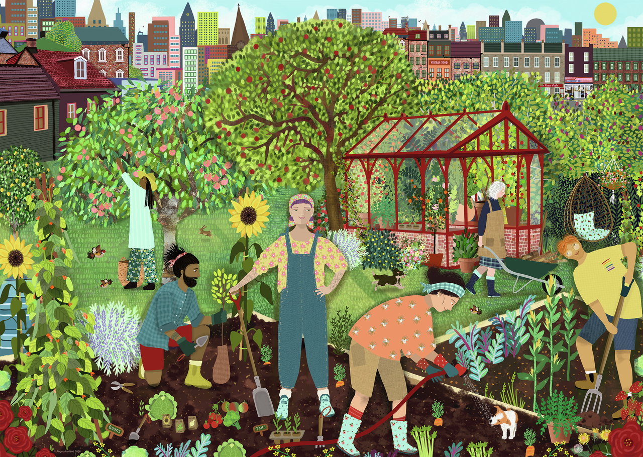 RAVENSBURGER THE ALLOTMENT 1000PCS