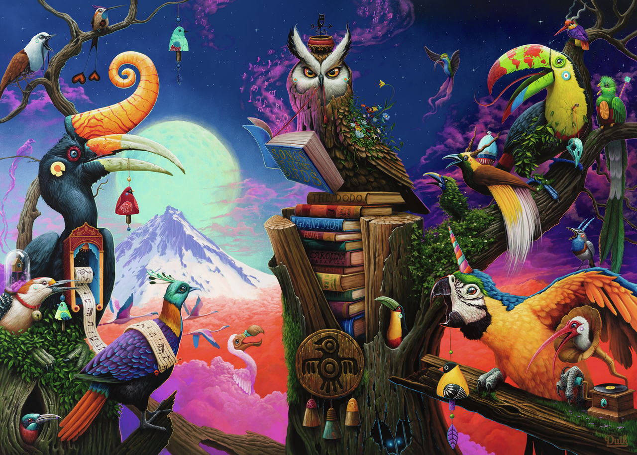 RAVENSBURGER SONGS OF EXTINCT BIRDS 1000BR