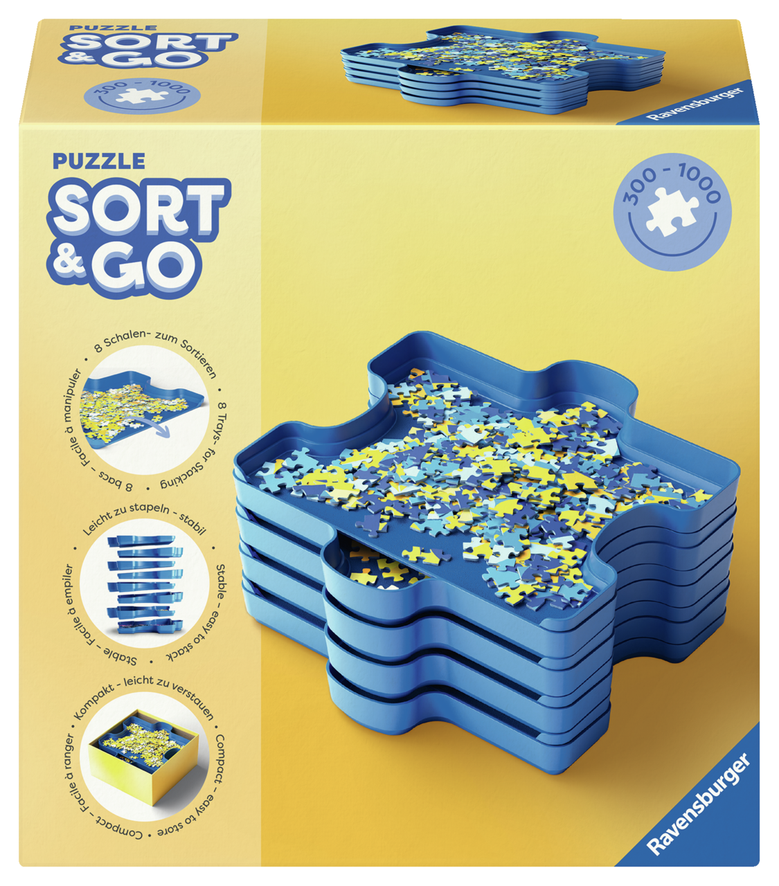 PUZZLE SORT AND GO 300-1000 PCS