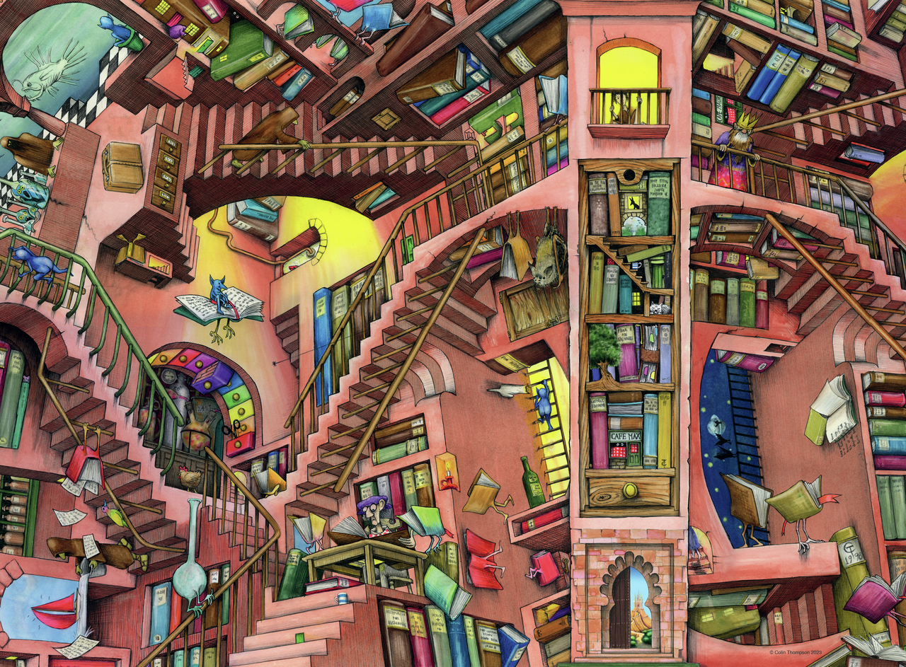 RAVENSBURGER LUDICROUS LIBRARY 500 BRIKKER