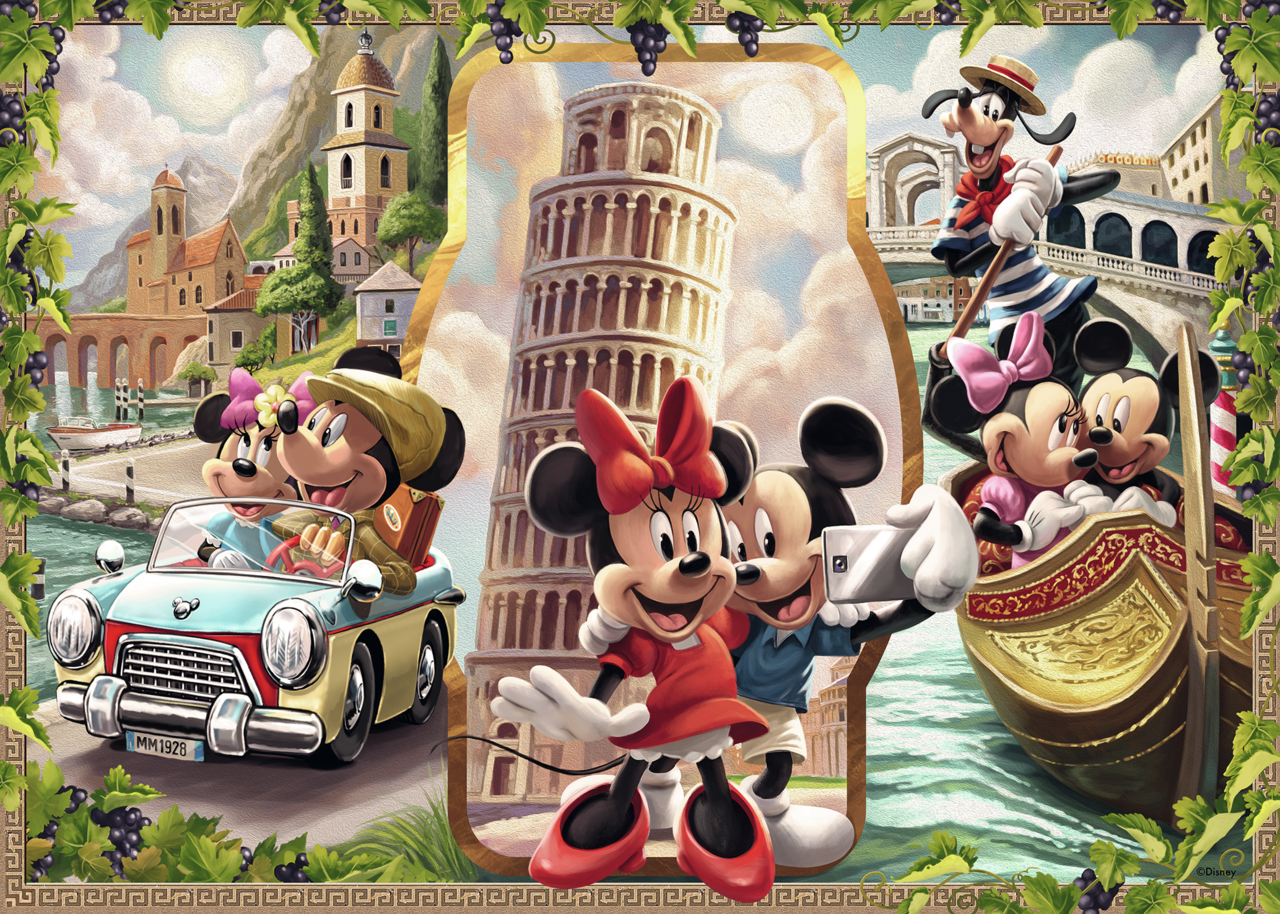 RAVENSBURGER DISNEY VACATION MICKEY&MINNIE 1000 BRIKKER