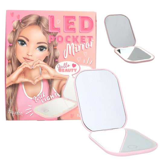 TOPMODEL LOMMESPEJL M/LED, FOLDBAR
