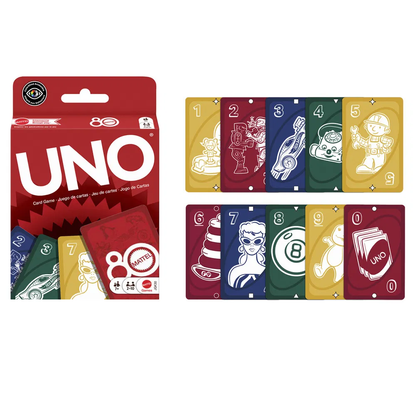 UNO MATTEL 80TH RUBY RED