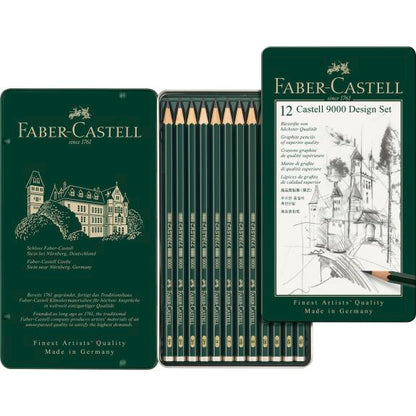 BLYANTSÆT FABER CASTELL 9000 5B-5H