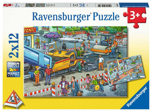 RAVENSBURGEN BYGGEPLADS 2 X 12 BRIKKER