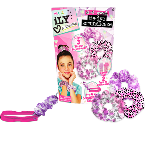 WE COOL -  DIY TIE-DYE SCRUNCHEEZE