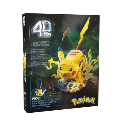 4D PUZZLES POKEMON 30 CM - PIKACHU 201 BRIKKER