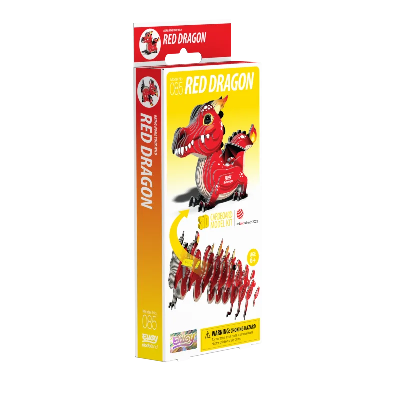 EUGY RED DRAGON 3D PUZZLE