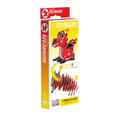EUGY RED DRAGON 3D PUZZLE