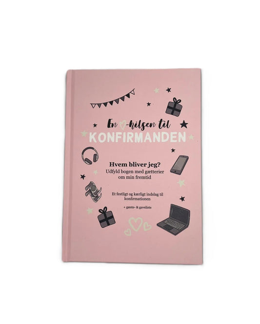 EN HILSEN TIL KONFIRMANDEN - ROSA