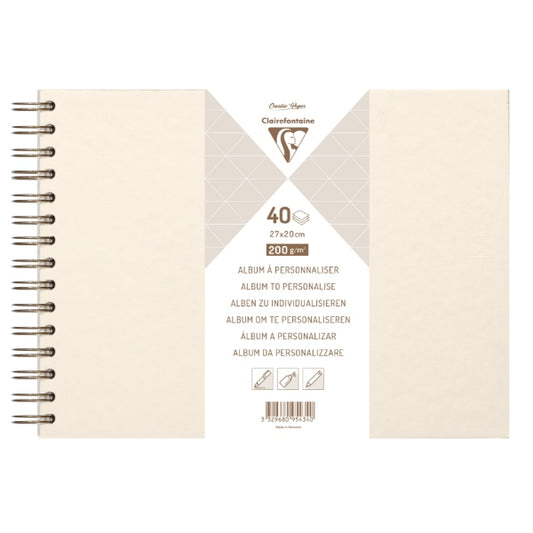 IRIDESCENT HARD COVER ALBUM 27X20 CM 40 SIDER