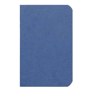 AGE BAG NOTEBOOK 9 x 14 CM BLÅ 48 BLANKE SIDER