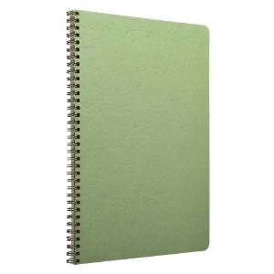 CLAIREFONTAINE AGE BAG A4 SPIRAL L GREEN LINJERET