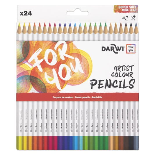 DARWI ARTIST FARVEBLYANTER 24 STK