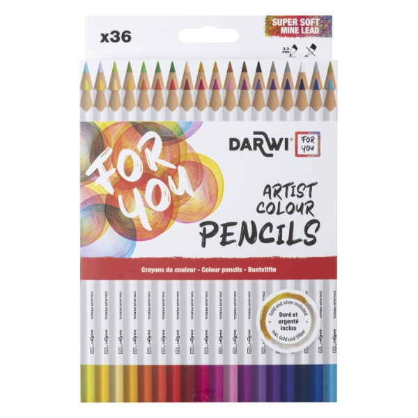 DARWI ARTIST FARVEBLYANTER 36 STK