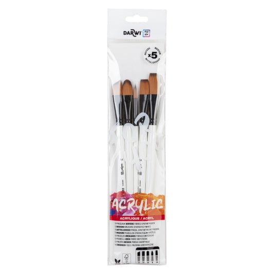 DRY SET OF 5 MEDIUM PENSLER AKRYL