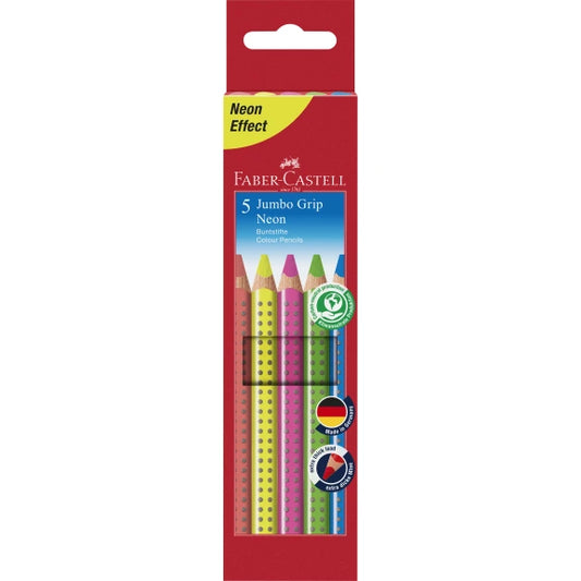 FARVEBLYANT JUMBO GRIP FABER CASTELL NEON