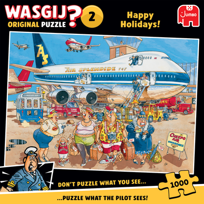 WASGIJ HAPPY HOLIDAYS! 1000 BRIKKER