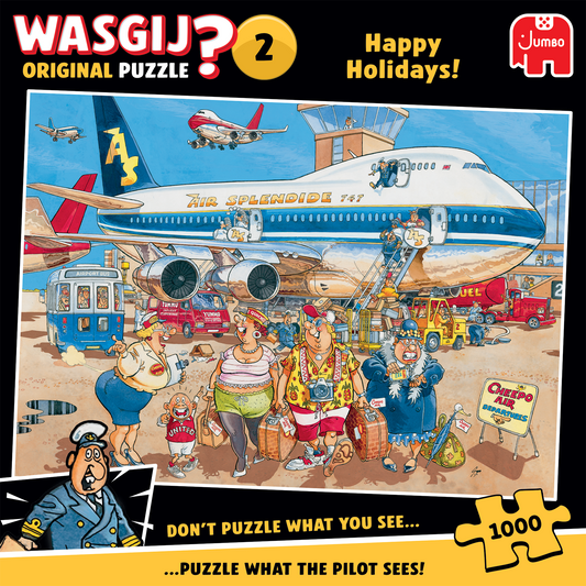 WASGIJ HAPPY HOLIDAYS! 1000 BRIKKER
