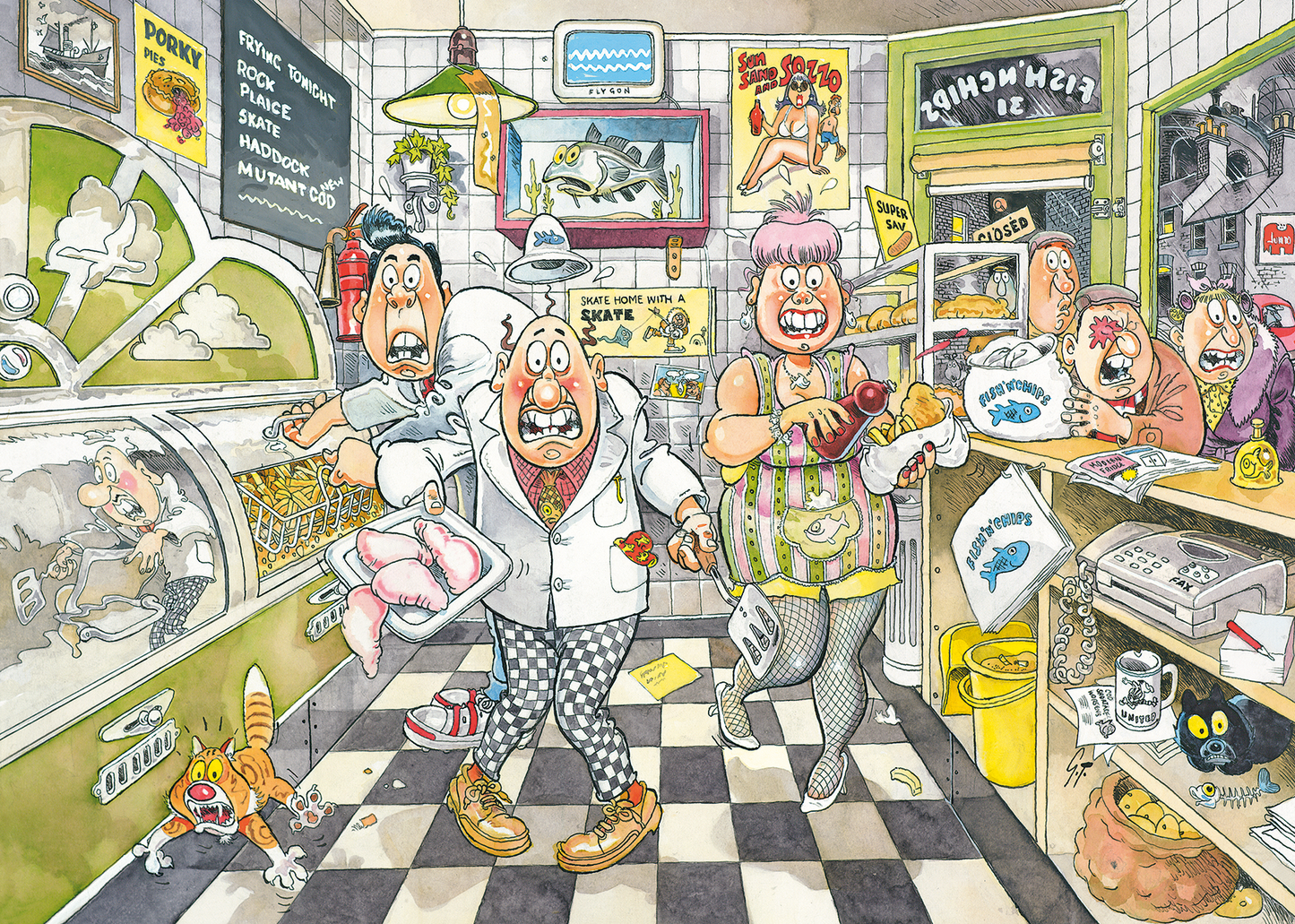 WASGIJ FISHY BUSINESS! 1000 BRIKKER